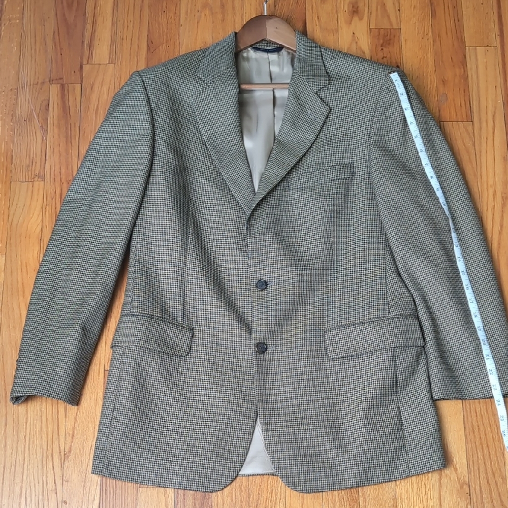 Brooks Brothers Brown, Black, Blue, Tan Sport Coat